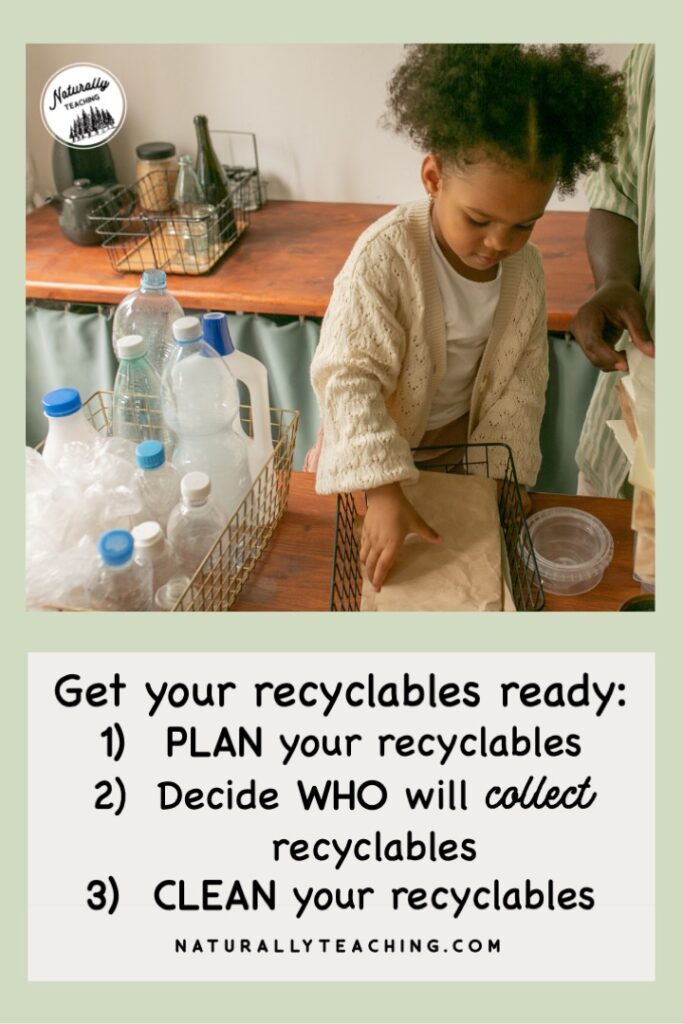 Get your recyclables ready for your classroom use by planning what you'll need, deciding who will collect them, and cleaning them.