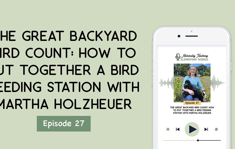 Ep. 27: The Great Backyard Bird Count: How to Put Together a Bird Feeding Station with Martha Holzheuer