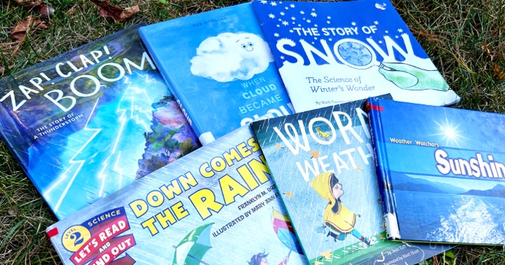 Read this list to find children's story books about weather to read to your students