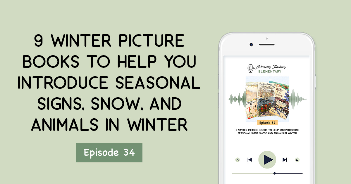 Ep. 34: 9 Winter Picture Books to Help You Introduce Seasonal Signs, Snow, and Animals in Winter