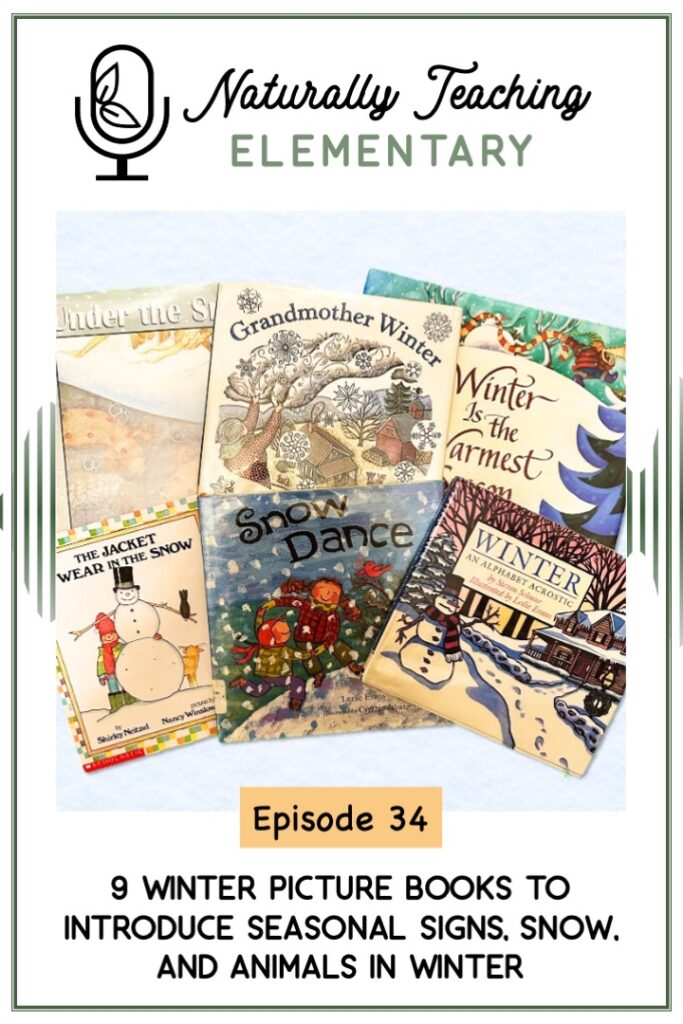 Ep. 34: 9 Winter Picture Books to Help You Introduce Seasonal Signs, Snow, and Animals in Winter